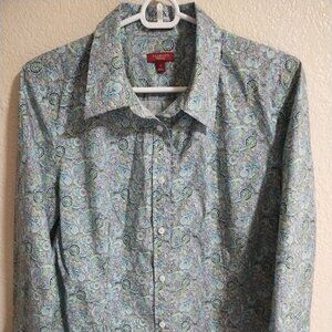Talbots Fitted Button Down Shirt